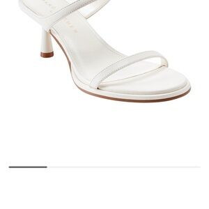 Marc Fisher Cream Heeled Sandals